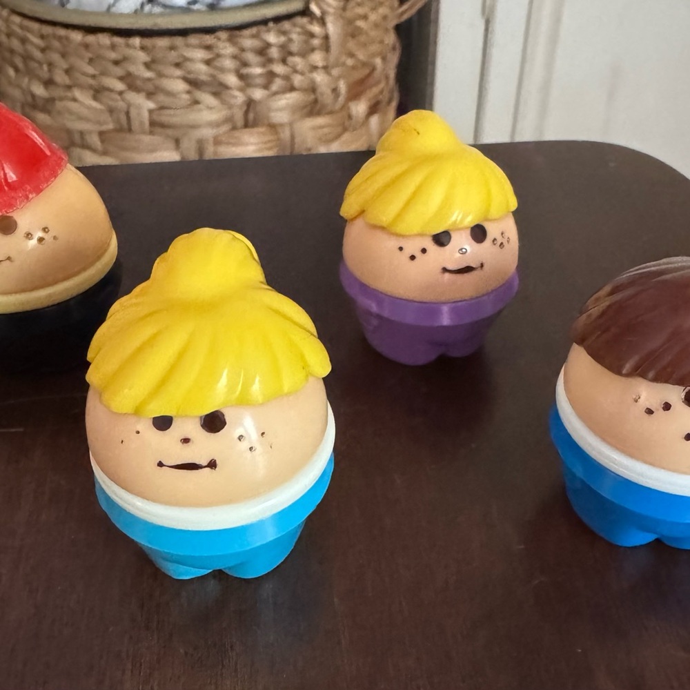 Little Tikes Chunky Little People Figures Toddle Tots Lot of 7 Vintage 1990 - Picture 3 of 4